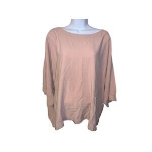 NWT Pure Jill J.JIll light pink top size 3X